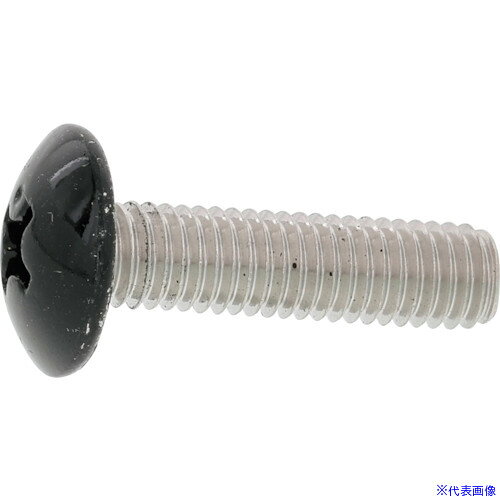 ■SUNCO 頭部ブラックステン(+)トラス小ネジ 4×10 (90本入) 0002000300400100B090P(3559487)[送料別途お見積り][法人限定][掲外取寄]