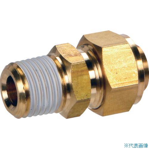 オレンジブック トラスコ中山　TRUSCOTRUSCO クイックシール継手 コネクタ φ10X6.5 呼びR3/8 〔品番:TS10X6503CM〕[ 注番:3589253]特長●ねじ部にシール加工を施しています。●耐圧、耐震動性に優れます。用途●空圧、油圧、水圧用。仕様●接続口径：R3/8●呼び径：R3/8●使用流体：水・空気・油●適合チューブ外径×内径(mm)：10×6.5仕様2●液体温度：0〜70℃●使用圧力：5MPa●スリーブ：黄銅材質/仕上●黄銅（C3604B）セット内容/付属品●ナット●メタルスリーブ注意●チューブ取付はネジ込み式です。原産国（名称）日本JANコード4550414131082本体質量38gオレンジブック トラスコ中山　TRUSCOTRUSCO クイックシール継手 コネクタ φ10X6.5 呼びR3/8 〔品番:TS10X6503CM〕[注番:3589253][本体質量：38g]《包装時基本サイズ：20×17×36》〔包装時質量：38g〕分類》空圧用品》流体継手・チューブ》配管継手☆納期情報：仕入れ先通常在庫品 (欠品の場合有り)