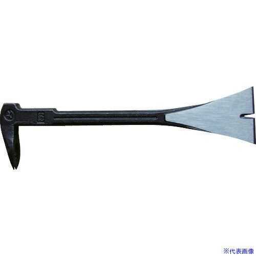 オレンジブック トラスコ中山　TRUSCOモクバ印 三徳バール(尾割) 200mm (ブリスターパック入り) 〔品番:C6201〕[ 注番:3601943]特長●釘抜き・ハンマー・スクレーパーと1つの工具で3種に使用できます。●尾部先端が薄く、狭いすき間にも食い込みます。用途●リフォーム・補修作業に。●釘抜き、スクレーパー、ハガシ作業に。●石膏ボードやサイデイング等の持ち上げ作業。●フローリングの幅寄せ作業。仕様●全長(mm)：200●尾部幅(mm)：45●タイプ：尾割仕様2●尾割形材質/仕上●機械構造用炭素鋼セット内容/付属品注意原産国（名称）日本JANコード4960408008618本体質量220gオレンジブック トラスコ中山　TRUSCOモクバ印 三徳バール(尾割) 200mm (ブリスターパック入り) 〔品番:C6201〕[注番:3601943][本体質量：220g]《包装時基本サイズ：256×76×33》〔包装時質量：208g〕分類》手作業工具》ハンマー・刻印・ポンチ》バール☆納期情報：仕入れ先通常在庫品 (欠品の場合有り)