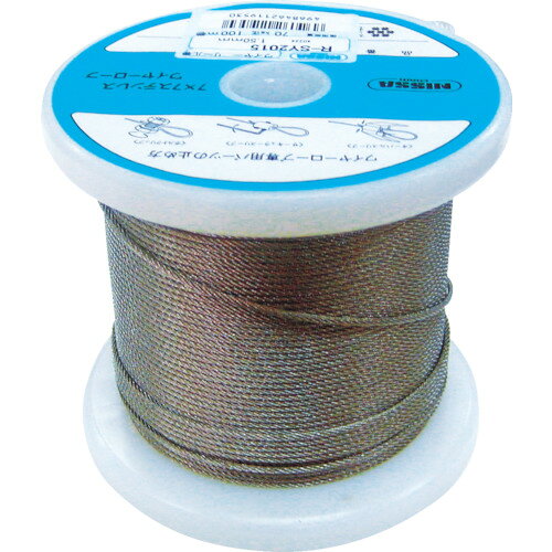 オレンジブック トラスコ中山　TRUSCOニッサチェイン ステンレスワイヤーロープ 0.81mm×200m 〔品番:TSY8200〕[ 注番:3605787]特長●ステンレス製で耐食性に優れ、リール巻き仕様のため扱いやすくなっています。用途●転倒防止・連続部品・張り固定・機械部品などに。●展示物の盗難防止やPOP等の吊り下げに。仕様●ロープ径(mm)：0.81●長さ(m)：200●使用荷重(kg)：20●ワイヤ構成：7×7仕様2●7×7縒り材質/仕上●ステンレス（SUS304）セット内容/付属品注意●端末加工により強度は変わります。原産国（名称）韓国JANコード4968462890002本体質量0.72kgオレンジブック トラスコ中山　TRUSCOニッサチェイン ステンレスワイヤーロープ 0.81mm×200m 〔品番:TSY8200〕[注番:3605787][本体質量：0.72kg]《包装時基本サイズ：110×115×100》〔包装時質量：280g〕分類》金物・建築資材》建築金物》ワイヤロープ☆納期情報：仕入れ先通常在庫品 (欠品の場合有り)