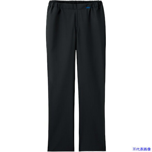 ■FOLK ストレートパンツ ブラック M 5013SC9M(3609770)[送料別途お見積り][法人限定][掲外取寄]