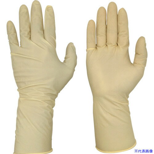 ■サンコー エクセレントラテックス手袋 NR−310 L (ロングタイプ) 100枚入 260140(3613576)