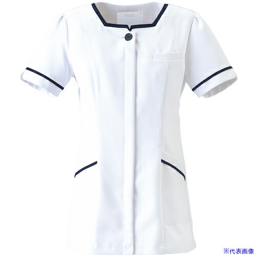 ■FOLK チュニック ホワイトXネイビー S 2016EW7S(3614232)[送料別途お見積り][法人限定][掲外取寄]