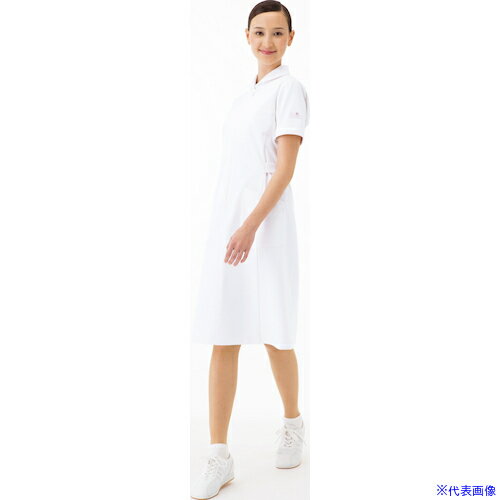 ■FOLK チュニック ホワイト 3L HI20813L(3615645)[送料別途お見積り][法人限定][掲外取寄]