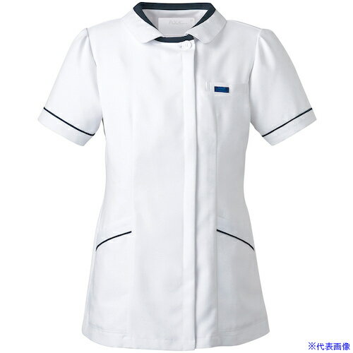 ■FOLK チュニック ホワイト×ネイビ M 2015EW7M(3618806)[送料別途お見積り][法人限定][掲外取寄]