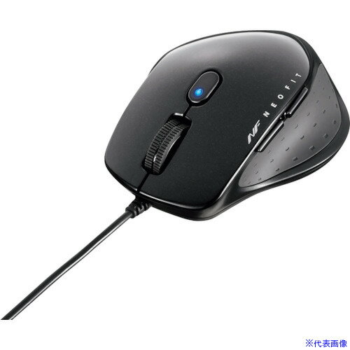Other - ■BUFFALO 有線 BlueLED 5ボタン NEOFITマウス Sサイズ ブラック BSMBU510SBK(3628383)[送料別途お見積り][法人限定][掲外取寄]