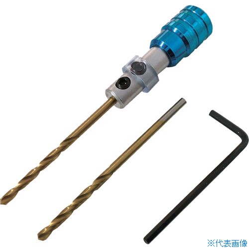 オレンジブック トラスコ中山　TRUSCOベストツール KOSEI 簡単下穴ギリセット(鉄工用)3.0mm 〔品番:SG3.0〕[ 注番:3629235]特長●電動ドライバーに両頭+ドライバービットを付けたままで、下穴ギリをワンタッチ着脱できます。●ビットの付替え作業がはぶけ、ビス打ち作業の能率がアップします。●木材への下穴あけの際は、木割れが少なくスムーズに作業できるのがポイントです。●メンテナンスに必要な6角棒レンチと、替えドリル入りのお得なセットです。●薄鉄板・アルミ・木材の下穴あけに最適な鉄工ドリルタイプです。●市販の丸軸ドリルも使用が可能です。用途●ドライバービットを付けたまま装着する事で、薄鉄板・アルミ・木材の下穴あけに。仕様●刃径(mm)：3.0●溝長(mm)：7.0●全長(mm)：100●シャンク形状：丸軸仕様2材質/仕上セット内容/付属品●予備ドリル1本、調整用六角棒レンチ1本注意●この商品は全長65mm以上の両頭+ドライバービットを付けた状態で使用する下穴ギリです。●ドリルが切れなくなったり、空回りする場合は六角ビスを締め直してください。●それでもキレが悪い場合はドリルを交換してください。原産国（名称）日本JANコード4991347832828本体質量55gオレンジブック トラスコ中山　TRUSCOベストツール KOSEI 簡単下穴ギリセット(鉄工用)3.0mm 〔品番:SG3.0〕[注番:3629235][本体質量：55g]《包装時基本サイズ：155×70×20》〔包装時質量：55g〕分類》切削工具》穴あけ工具》六角軸鉄工ドリル☆納期情報：仕入れ先通常在庫品 (欠品の場合有り)