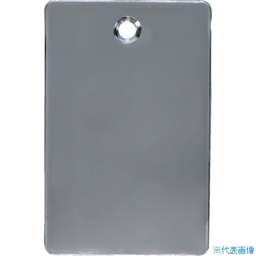 ■TRUSCO スチロール番号札 無地 長方形 小 45X30mm 5枚入 クリア TRFSCL(3632410)