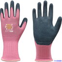 ■トワロン 天然ゴム背抜き手袋 WithgardenKIDS ローズピンク XS W381XS(3644816)