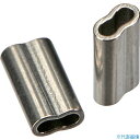 ■TRUSCO ワイヤロープ用ステンレススリーブ(2個入)1.2~1.5パイ用 SRB15S(3646430)