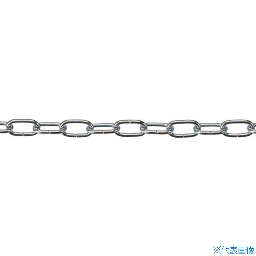 ■TRUSCO ユニクロチェーン 溶接無タイプ1.4パイ×2M TIL142M(3671092)(4.0)
