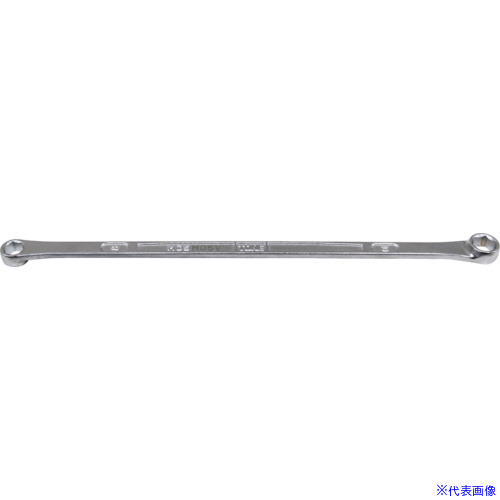 オレンジブック トラスコ中山　TRUSCOTONE 超ロング 両口めがねレンチ(ストレート・6角) 対辺寸法8×10mm 〔品番:M05V0810〕[ 注番:3683731]特長●全長が長いので小さな力で締め付け・緩め作業ができます。●めがね部はしっかりと力を掛けられる6角タイプです。用途●六角ボルト・ナットの締付け・緩め作業用。仕様●対辺寸法(mm)：8×10●全長(mm)：235●二面幅寸法(mm)：8×10仕様2●めがね部6角仕様材質/仕上●構造用鋼●表面処理：メッキ処理セット内容/付属品注意原産国（名称）日本JANコード4953488469264本体質量60gオレンジブック トラスコ中山　TRUSCOTONE 超ロング 両口めがねレンチ(ストレート・6角) 対辺寸法8×10mm 〔品番:M05V0810〕[注番:3683731][本体質量：60g]《包装時基本サイズ：235×8×10》〔包装時質量：60g〕分類》手作業工具》レンチ・スパナ・プーラー》めがねレンチ☆納期情報：仕入れ先通常在庫品 (欠品の場合有り)
