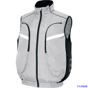 ■アイトス 物流作業対応型空調服ベスト(空調服TM) シルバー S AZ50195003S(3687202)