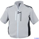 ■XEBEC 空調服制電半袖ブルゾンXE98027−22−L シルバーグレー XE9802722L(3690355)