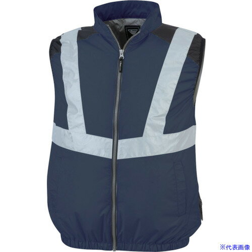 ■XEBEC 空調服ベストXE98025-19-S ディープネイビー XE9802519S(3690361)