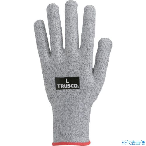 オレンジブック トラスコ中山　TRUSCOTRUSCO すべり止め付耐切創片手手袋 NR #5 L 左用 〔品番:TCRAG5NRLL〕[ 注番:3691141]特長●長繊維であるため、アラミド繊維と比較し、発塵性は極めて低く抑えられています。●超高強度ポリエチレン長繊維にガラス繊維を織り込むことでさらに強度を持たせ、EN388(2003)に準拠した試験でカットレベル5を実現した薄手の手袋です。●アラミド繊維と比較し、耐候性があります。用途●ガラス・鉄鋼・機械・プレスなどの切創の危険がある作業。仕様●色：グレー●サイズ：L●全長(cm)：23.0●手のひら周り(cm)：18.5●中指長さ(cm)：8.0●厚さ(mm)：1.4●ゲージ数：13●EN388 2016規格：3X42C●EN388 2003規格：4543●タイプ：左手●すべり止め：あり●耐切創レベル：XC●タイプ：左手仕様2●13ゲージ編●2.5本編●EN388規格：耐摩耗レベル4、耐切創レベル5、耐引裂レベル4、耐突刺レベル3材質/仕上●繊維部:超高強度ポリエチレン繊維、ポリウレタン繊維、ガラス繊維●すべり止め部:天然ゴムセット内容/付属品注意●提供不可：chemSHERPA、SDS、ミルシート原産国（名称）中国JANコード4550414109418本体質量35gオレンジブック トラスコ中山　TRUSCOTRUSCO すべり止め付耐切創片手手袋 NR #5 L 左用 〔品番:TCRAG5NRLL〕[注番:3691141][本体質量：35g]《包装時基本サイズ：250×130×5》〔包装時質量：35g〕分類》保護具》作業手袋》耐切創手袋☆納期情報：仕入れ先通常在庫品 (欠品の場合有り)