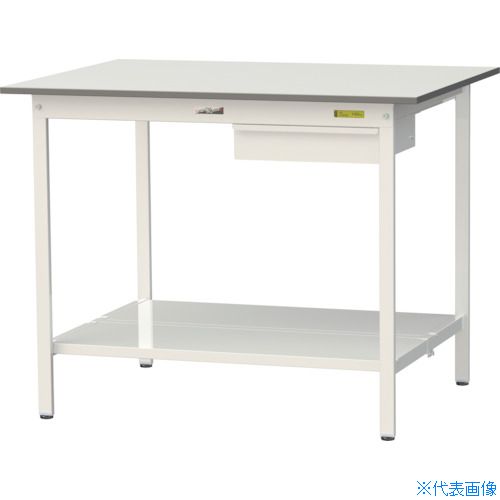 オレンジブック トラスコ中山　TRUSCOヤマテック 軽量作業台 ワークテーブル150シリーズ 固定式 キャビネット・全面棚板付 W1200×D900×H950mm シルキーホワイト 〔品番:SUPH1290UTTWW〕[ 注番:3692297]特長●梱包や検品作業などの軽作業に適しています。●奥行きの広さを必要とする作業に適しています。仕様●間口(mm)：1200●奥行(mm)：900●高さ(mm)：950●均等荷重(kg)：150●脚部カラー：シルキーホワイト仕様2材質/仕上セット内容/付属品注意原産国（名称）日本JANコード4573581479535本体質量47.1kgオレンジブック トラスコ中山　TRUSCOヤマテック 軽量作業台 ワークテーブル150シリーズ 固定式 キャビネット・全面棚板付 W1200×D900×H950mm シルキーホワイト 〔品番:SUPH1290UTTWW〕[注番:3692297][本体質量：47.1kg]《包装時基本サイズ：1230×920×32》〔包装時質量：16kg〕分類》物流・保管用品》作業台》一般作業台☆納期情報：メーカー直送品（送料元払い）【法人限定＝会社名ご記入お願い致します。】 ※北海道・沖縄・離島は運賃別途商品も含む