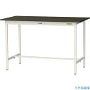 ■ヤマテック LABシリーズ実験用ラボテーブル 固定式 指紋レスメラミン天板 W1500×D750×H950 ブラウン/シルキーホワイト SLMH1575BRW...