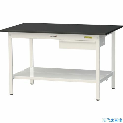 ■ヤマテック 実験用作業台 LABシリーズ実験用ラボテーブル 固定式 キャビネット・全面棚板付 ケミテク..