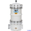 ■日本フイルター 強酸液用 樹脂製フィルターハウジング 「EGH-30-C-T」 (PVDF製) 500mm15本用 EGH30CT(3698864)[送料別途...