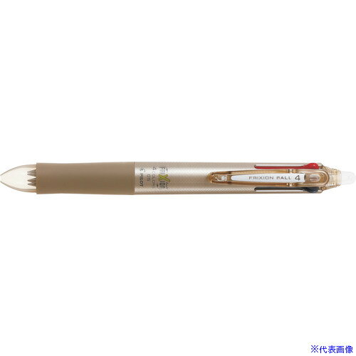 ■PILOT 消せるボールペン フリクションボール4 0.5 黒・赤・青・緑4色ボールペン シャンパンゴールド LKFB80EFCGD(3701405) first23-15919843 セミプロDIY店ファースト パッケージ画像