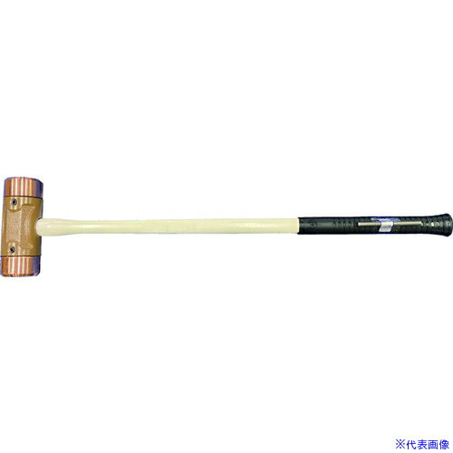 オレンジブック トラスコ中山　TRUSCOOH Gカッパーハンマー(グラスファイバー柄)#8 〔品番:CO80G〕[ 注番:3704971]特長●グラスファイバー柄を使用しているので過酷な作業条件下での柄折れが減少します。●ヘッド交換できる銅ハンマーです。用途●ジグの取り付け、機械の修理、金型製作時、強打撃用。仕様●呼称(ポンド)：8●頭径(mm)：63●頭長(mm)：169●全長(mm)：850●呼称：8ポンド●頭部長さ(mm)：169仕様2材質/仕上●頭部：伸銅●柄：グラスファイバーセット内容/付属品注意原産国（名称）日本JANコード4963360220593本体質量4.7kgオレンジブック トラスコ中山　TRUSCOOH Gカッパーハンマー(グラスファイバー柄)#8 〔品番:CO80G〕[注番:3704971][本体質量：4.7kg]《包装時基本サイズ：850×169×63》〔包装時質量：5kg〕分類》手作業工具》ハンマー・刻印・ポンチ》銅ハンマー☆納期情報：仕入れ先通常在庫品 (欠品の場合有り)