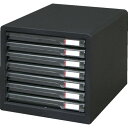 ■IRIS 245971 レターケース浅型7段 265×350×258 ダークグレー L7SRDGY(3726967)