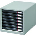 ■IRIS 245970 レターケース浅型7段 265×350×258 ライトグレー L7SRLGY(3726975)