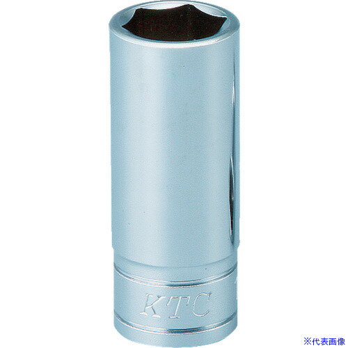 ■KTC 9.5sq.セミディープソケット(六角) 対辺寸法18mm 差込角9.5mm 全長50mm B3M18(3732151)