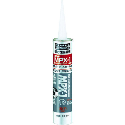 ■コニシ ボンドMPX−1 ホワイト 333ml(カートリッジ) 57878(3748341)