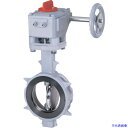 ■巴 バタフライバルブ JIS10K/300A 304YA-2U SCS13A/SCS13A/R-PTFE ギア 304YA2U300SR(3775417)[送...