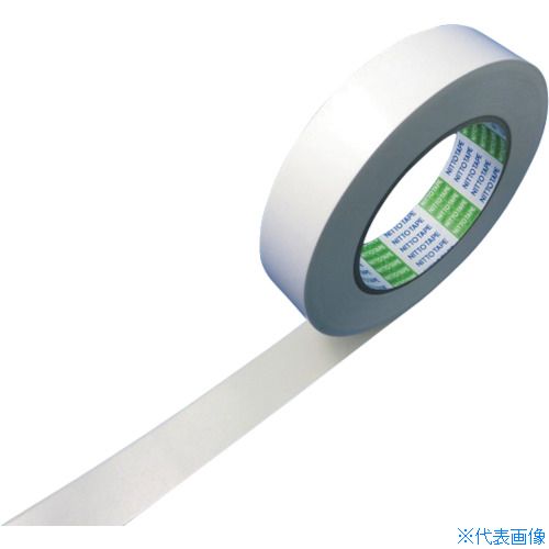 ■日東 金属・ゴム印刷版の固定用両面テープ No.513 25mm×30m ホワイト 51325(3777006)(3.0)