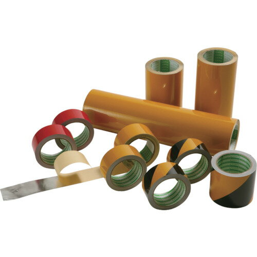 ■日東エルマテ 粗面反射テープ 150mmx10m イエロー/ブラック SHT150YB(3777405)