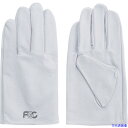 ■富士グローブ 豚本革手袋 豚クレスト F−808白M 5825(3787290)