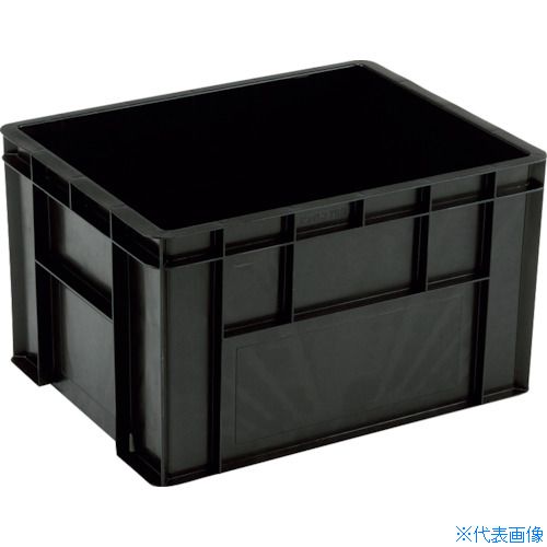 ■天昇 導電性コンテナ 679023 テンバコED−76 67902300BK00(3792149)[送料別途お見積り][法人限定][外直送]