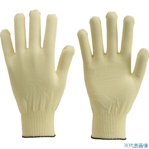 ■TRUSCO 耐切創アラミド手袋15ゲージ 薄手タイプ Mサイズ(10枚入) DPM900MK(3803999)