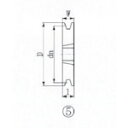 ■EVN ブッシングプーリー SPB 100mm 溝数1 SPB1001(3805816)