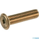 ■TRUSCO ヘックスローブ超極低頭ねじ ステンレス ライトブロンズ M2×5 10本入 B1870205(3812597)