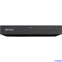 ■BUFFALO 10/100Mbps対応 スイッチングハブ プラスチック筐体/電源外付けモデル 8ポート ブラック LSW4TX8EPBKD(3822003)
