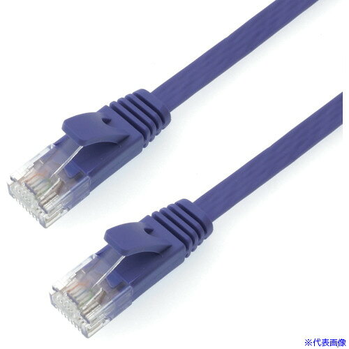 オレンジブック トラスコ中山　TRUSCOHORIC LANケーブル UTP カテゴリー6A フラット 2m LC20−506FB 〔品番:LC20506FB〕[ 注番:3823292]特長●パソコンのLANポートとネットワーク機器を接続する際に使用します。●CAT6A / カテゴリー6A対応です。●薄型設計のフラットタイプケーブルです。●コネクタのツメ折れを防止するプラグカバー付きです。●UTPケーブルです。用途●屋内配線用。仕様●全長(m)：2●色：パープル●カテゴリ種類：カテゴリ6A●ケーブル径(mm)：1.6×6●プラグタイプ：両端RJ-45コネクタ(ツメ折れ防止用プラグカバー付き)●ケーブル色：パープル仕様2●コネクタ形状：両端RJ-45コネクタ（ツメ折れ防止用プラグカバー付き）●ケーブル結線：ストレート全結線●ケーブル厚み：1.6mm●ケーブル幅：6.0mm●ケーブル構造：より線仕様ツイストペア●対応伝送帯域：10G BASE-T、1000BASE-TX、1000BASE-T、100BASE-TX、10BASE-T●配線規格名：ANSI/EIA/TIA-568B●PE袋パッケージ●保証期間：1年間材質/仕上●ポリ塩化ビニル（PVC）セット内容/付属品注意原産国（名称）中国JANコード4533115065061本体質量39gオレンジブック トラスコ中山　TRUSCOHORIC LANケーブル UTP カテゴリー6A フラット 2m LC20−506FB 〔品番:LC20506FB〕[注番:3823292][本体質量：39g]《包装時基本サイズ：160×120×10》〔包装時質量：39g〕分類》電子機器》電設配線部品》LANケーブル☆納期情報：仕入れ先通常在庫品 (欠品の場合有り)