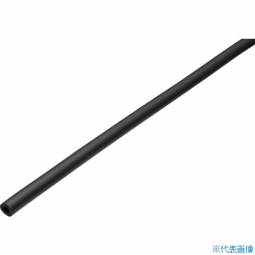 ■潤工社 二層スパッターチューブSP4 12X9X1Tmm 100m 黒 SP412BK100(3835170)