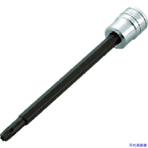 ■KTC 6.3sq.ロングT型いじり止めトルクスビットソケットT25 BT2T25HL(3836053)