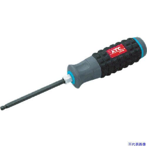 ■KTC 樹脂柄ボールポイントヘキサゴンドライバ1/8inch D1H18BP(3837122)