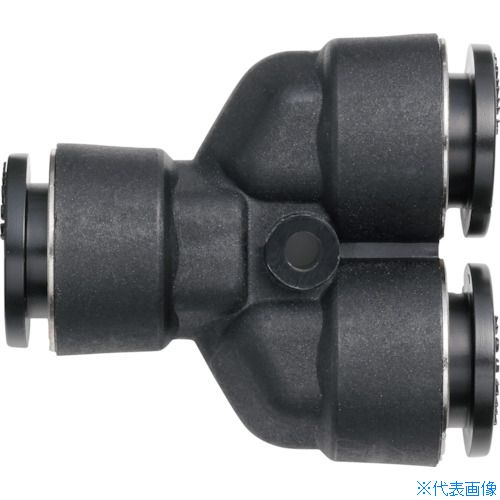 Rakuten - ■潤工社 ワンタッチ継手Mシリーズ ユニオンY 4mm PYAM4PM(3838316)