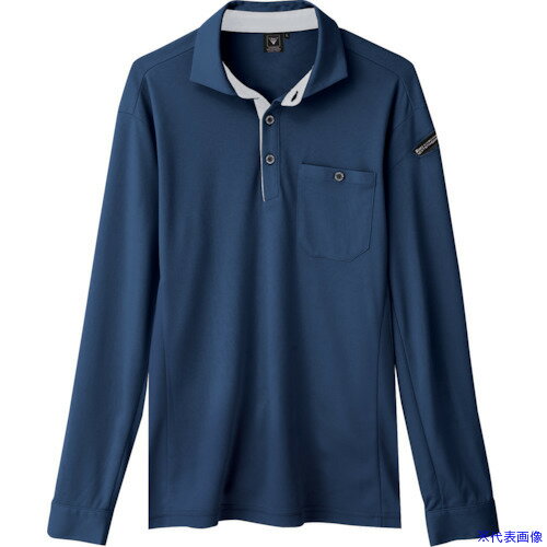 ■ジーベック エコ制電長袖ポロシャツ6095-19-LL 609519LL(3842373)[送料別途見積り][法人・事業所限定][掲外取寄]