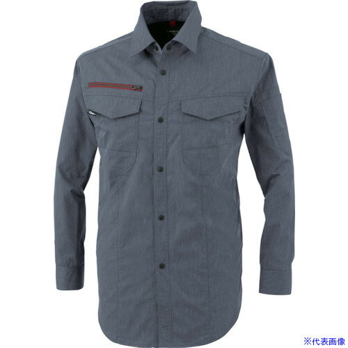 ■ジーベック 長袖シャツ1753-116-LL 1753116LL(3842434)[送料別途見積り][法人・事業所限定][掲外取寄]