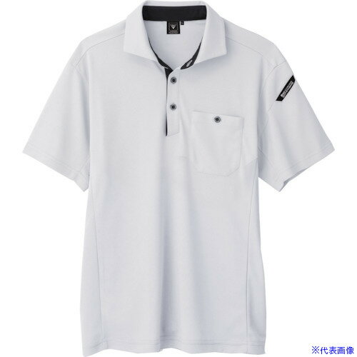 ■ジーベック エコ制電半袖ポロシャツ6090-22-5L 6090225L(3843549)[送料別途見積り][法人・事業所限定][掲外取寄]