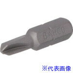 ■BAHCO 1/4” 片頭スタンダードスクリュードライバービット #0 全長25mm 59STS0(3849173)