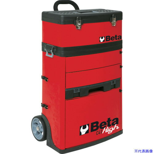 ■Beta 移動式ツールトロリー C41H レッド 041000008(3856088)[送料別途お見積り][法人限定]