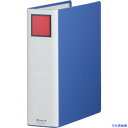 ■KING JIM キングファイル スーパードッチ<脱・着>イージー A4タテ型 青 とじ厚70mm 700枚 2477AB(3858987)